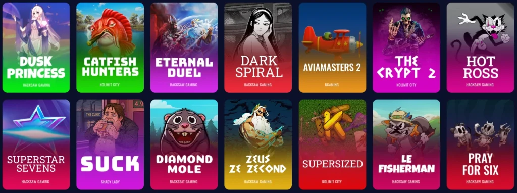 Vegas Hero affiliate landing preview